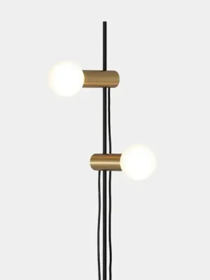LEDS-C4 Nude Double stojací lampa E27 zlatá/černá Super Cena