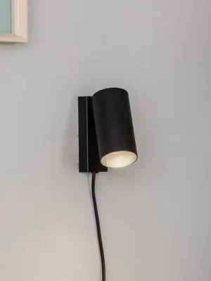 Zlevněný Nástěnné bodové svítidlo Mono I s vidlicí černé