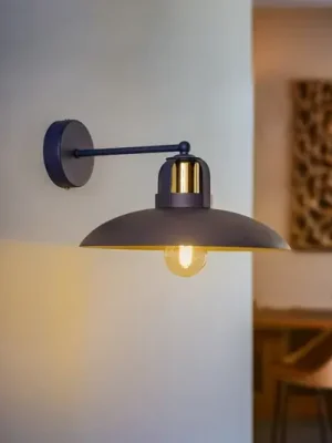 Oblíbený Nástěnné světlo Felix, modré/zlaté