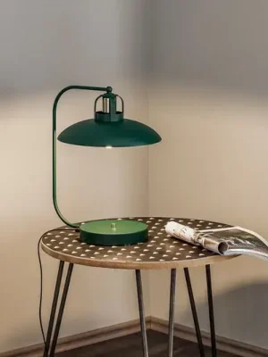 Pouze Dnes Stolní lampa Felix, zelená/zlatá