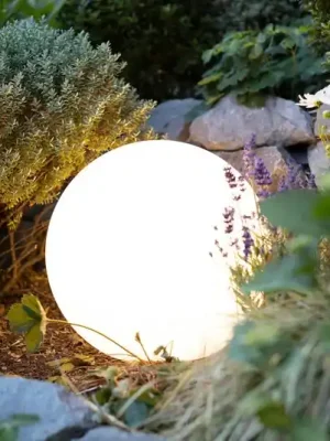Ověřený Müller Licht tint Calluna LED koule bílá, 50 cm
