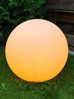Značkový Müller Licht tint Calluna LED koule písek, 50 cm