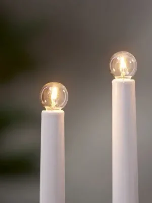 Nejprodávanější LED žárovka filament E10 3W stmívatelná, 3ks, 34V