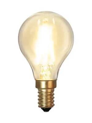 LED žárovka E14 P45 Filament 1,5W 2.100 K 120 lumenů Víkendová Akce
