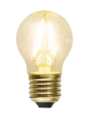 Finální Výprodej LED žárovka E27 G45 Filament 1,5W 2.100 K Soft Glow