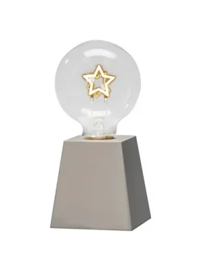 LED stolní dekorační lampa ze dřeva s hvězdou Časově Omezené