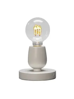 Značkový LED stolní dekorační lampa ze dřeva, dárek