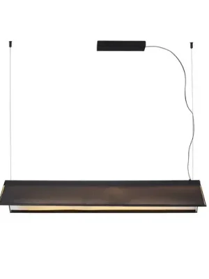 Ověřený Ludovico Povrchové závěsné svítidlo LED, 115 cm, černé