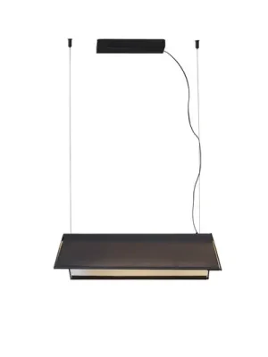 Ludovico Povrchové závěsné svítidlo LED, 60 cm, černé Finální Výprodej