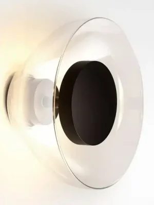 MARSET Aura LED nástěnné světlo, Ø 18 cm, průhledné Odeslání Ihned