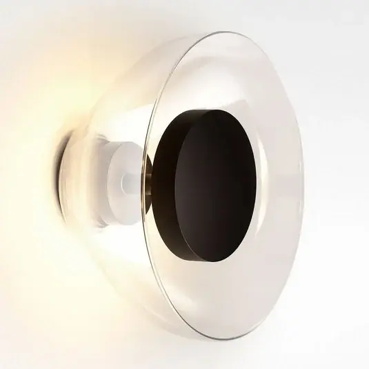 MARSET Aura LED nástěnné světlo, Ø 18 cm, průhledné Odeslání Ihned