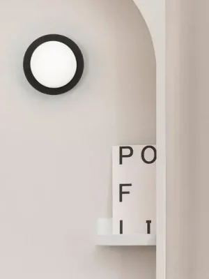 Koupit Online LED nástěnné světlo May IP44, černá