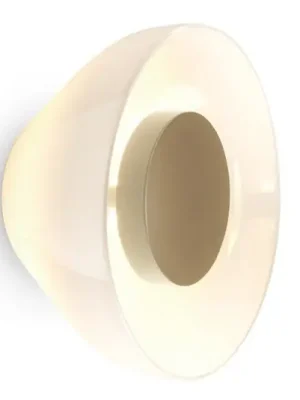 Nástěnné svítidlo MARSET Aura LED, Ø 18 cm, opál Časově Omezené