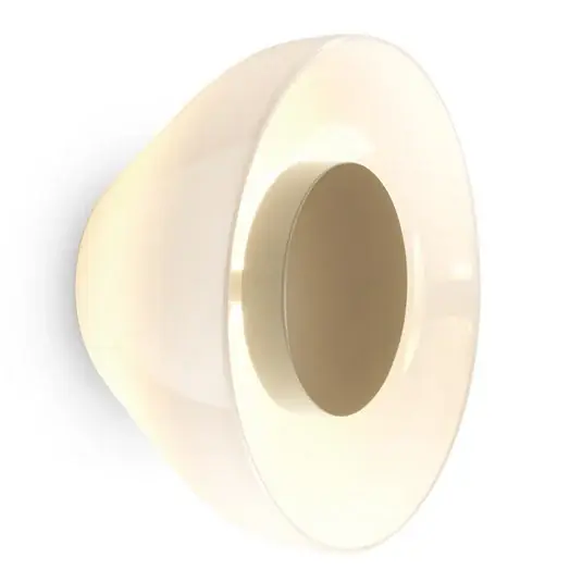 Nástěnné svítidlo MARSET Aura LED, Ø 18 cm, opál Časově Omezené