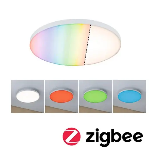 Autentický Paulmann Velora LED panel ZigBee RGBW kulatý Ø 40 cm