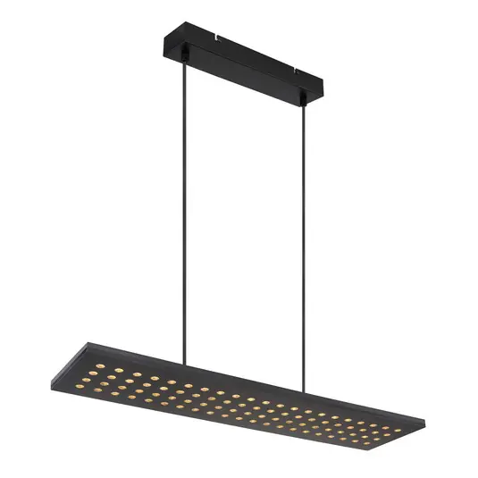 LED závěsné světlo Dolores, černá matná/černá Ověřený