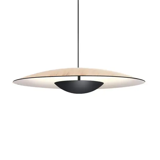 MARSET Ginger LED závěsné světlo Triac Ø32cm dub/bílá Nejlepší Cena