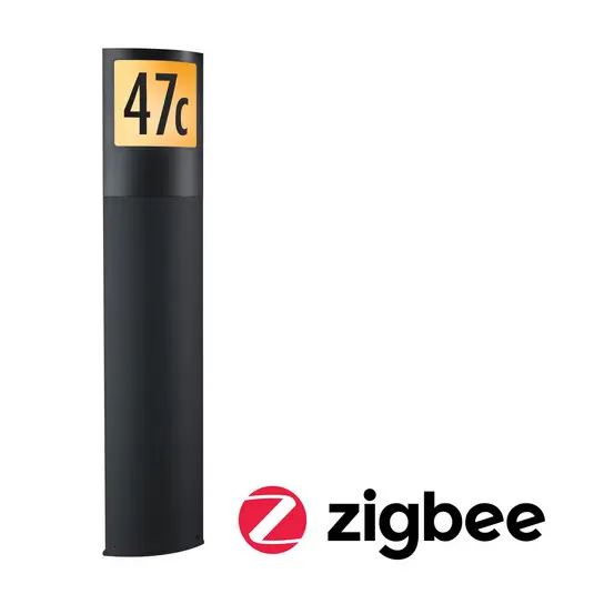 Světelný patník Paulmann Padea s domovním číslem ZigBee Finální Výprodej
