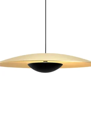 MARSET Ginger LED závěsné světlo, Triac Ø32cm mosaz Víkendová Akce