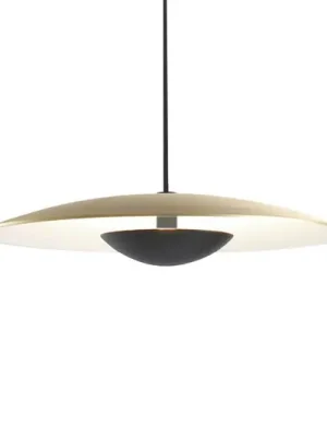 MARSET Ginger LED závěsné světlo, Triac Ø42cm mosaz/bílá Horká Nabídka