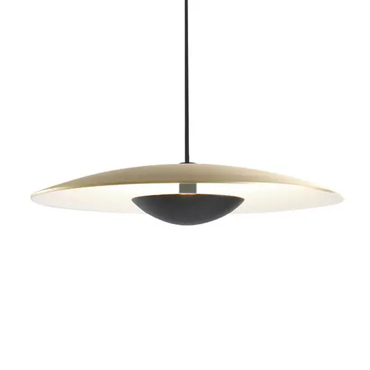 MARSET Ginger LED závěsné světlo, Triac Ø42cm mosaz/bílá Horká Nabídka
