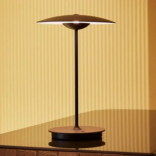 Nakupujte Hned MARSET Ginger LED dobíjecí stolní lampa dřevo, dub/bílá