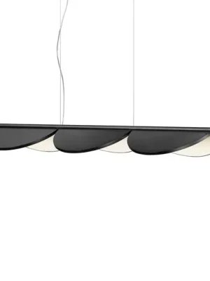 Cenový Hit FLOS Almendra Linear LED závěsné světlo 3 antracit
