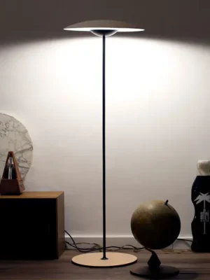 MARSET Ginger P LED stojací lampa stmívatelná dub/bílá Poslední Šance