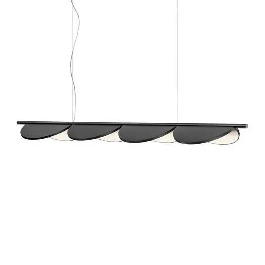 Objednat Nyní FLOS Almendra Linear LED závěsné 4 zdroje antracit