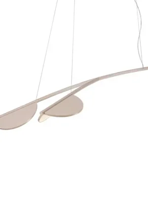 Omezená Nabídka FLOS Almendra Organická závěsná lampa 2fl krátká růžová