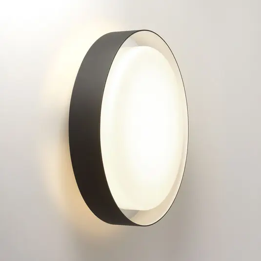 Autentický MARSET Plaff-on! Venkovní nástěnné svítidlo, IP54, Ø50cm