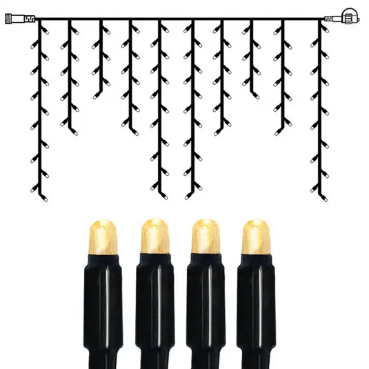 Systém 24 - prodlužovací řetěz LED krápníky, 2x1 m Omezená Nabídka