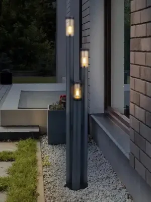 Stožárové světlo Boston, 3 zdroje, antracit Nejlepší Volba