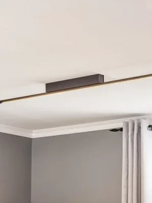 Ihned K Objednání Stropní svítidlo Quitani LED Tolu, černé, 118 cm