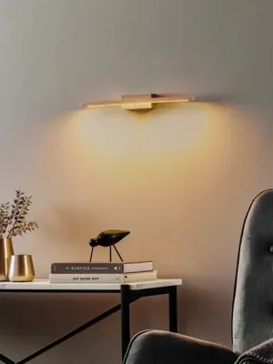Nástěnné svítidlo Quitani LED Tolu, nikl, 45 cm Výprodej