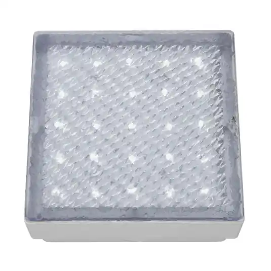 Nová Kolekce LED zapuštěné podlahové svítidlo Walkover, IP68 15x15cm
