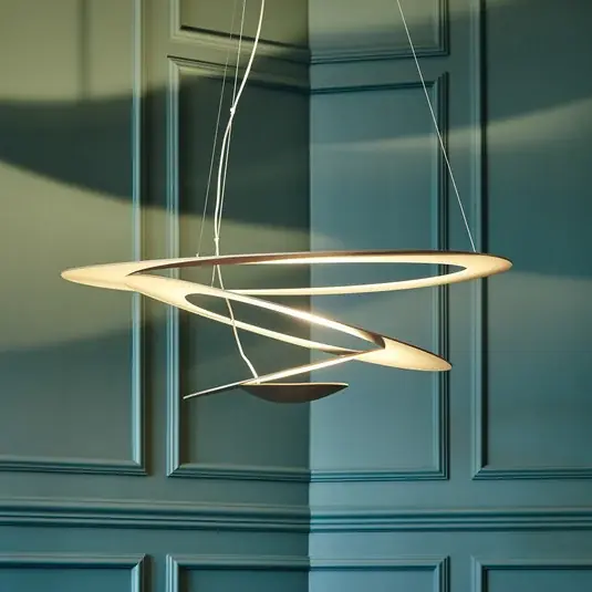Levný Artemide Pirce Micro LED závěsné zlatá 3 000 K