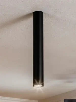 Dokud Zásoby Vydrží Stropní bodové světlo Eye, výška 40 cm, černé