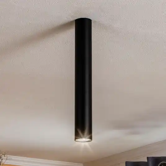 Dokud Zásoby Vydrží Stropní bodové světlo Eye, výška 40 cm, černé