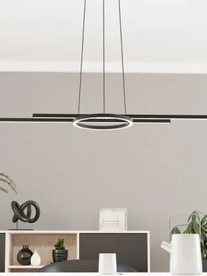 LED závěsné svítidlo Zillerio-Z černé ZigBee CCT dim Ověřený