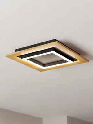 Stropní svítidlo LED Tirrenara, dálkové ovládání, 37x37cm Cenová Bomba