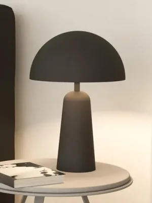 Stolní lampa Aranzola, svítí dolů, černá Výhodná Nabídka
