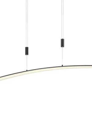 Akční Nabídka Závěsná LED lampa Dual s dálkovým ovládáním CCT černá