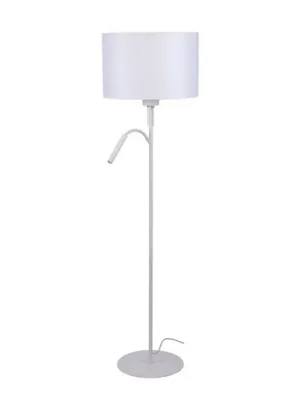 Kup Teď Stojací lampa Hotel Plus s lampou na čtení, bílá