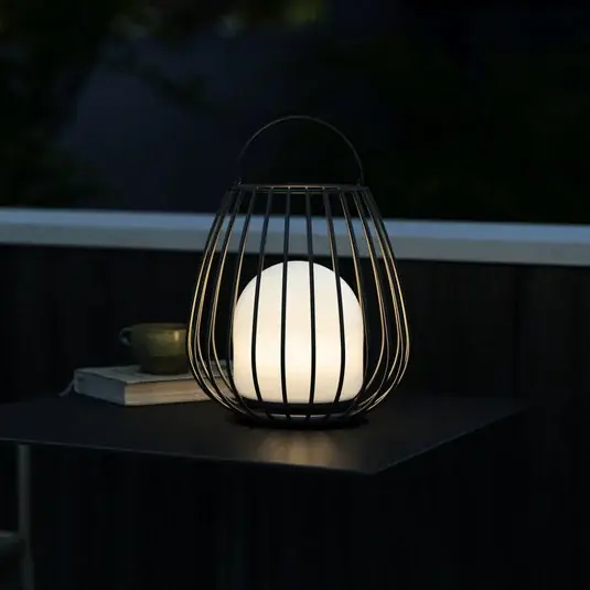 Stolní lampa LED Jim To-Go, venkovní, černá Hit Sezóny