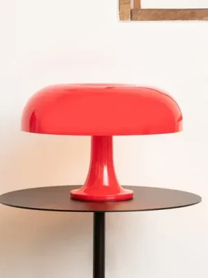 Artemide Nessino - designová stolní lampa, červená Originální