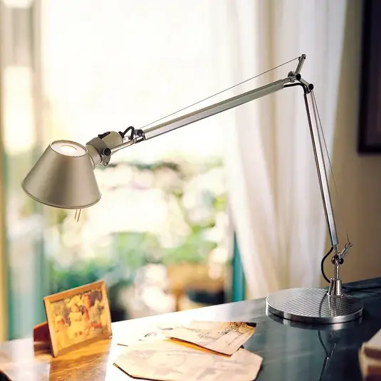 Autentický Artemide Tolomeo - LED stolní lampa, stmívač
