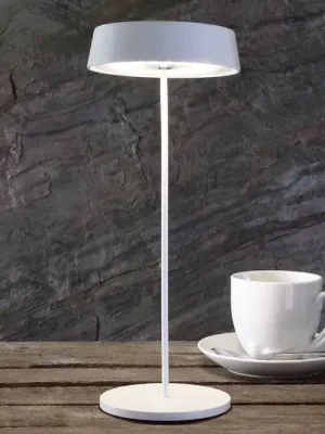 Must-Have LED stolní lampa Miram s baterií stmívatelná, bílá