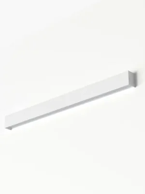 Nástěnné světlo Straight M, 92 cm, bílé Časově Omezené