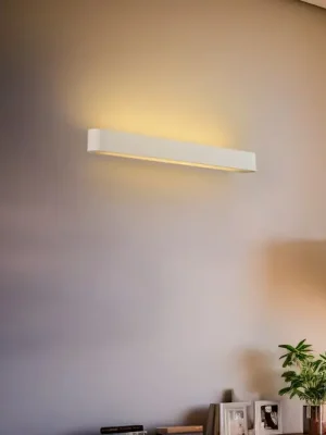 Nástěnné světlo Soft, šířka 60 cm, bílé, hliník, G13 Aktuální